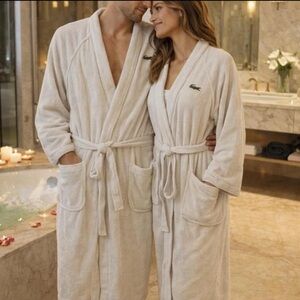 Lacoste Soft Beige Bathrobe